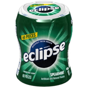 Eclipse Spearmint Gum Big-E Pack Tray , 60 Piece, 4 Per Box, 4 Per Case