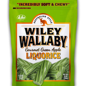 Wiley Wallaby Green Apple Liquorice, 10 Ounce, 10 Per Case