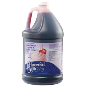 Jhs Strawberry Fountain and Shake Syrup, 1 Gallon, 4 Per Case