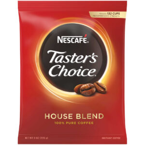 Nescafe Taster s Choice Coffee Pouch, 8 Ounces, 12 Per Case