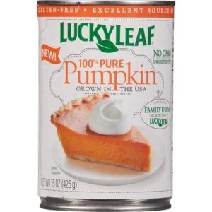 Lucky Leaf 100% Pure Pumpkin Pie Filling, 15 Ounce, 12 Per Case