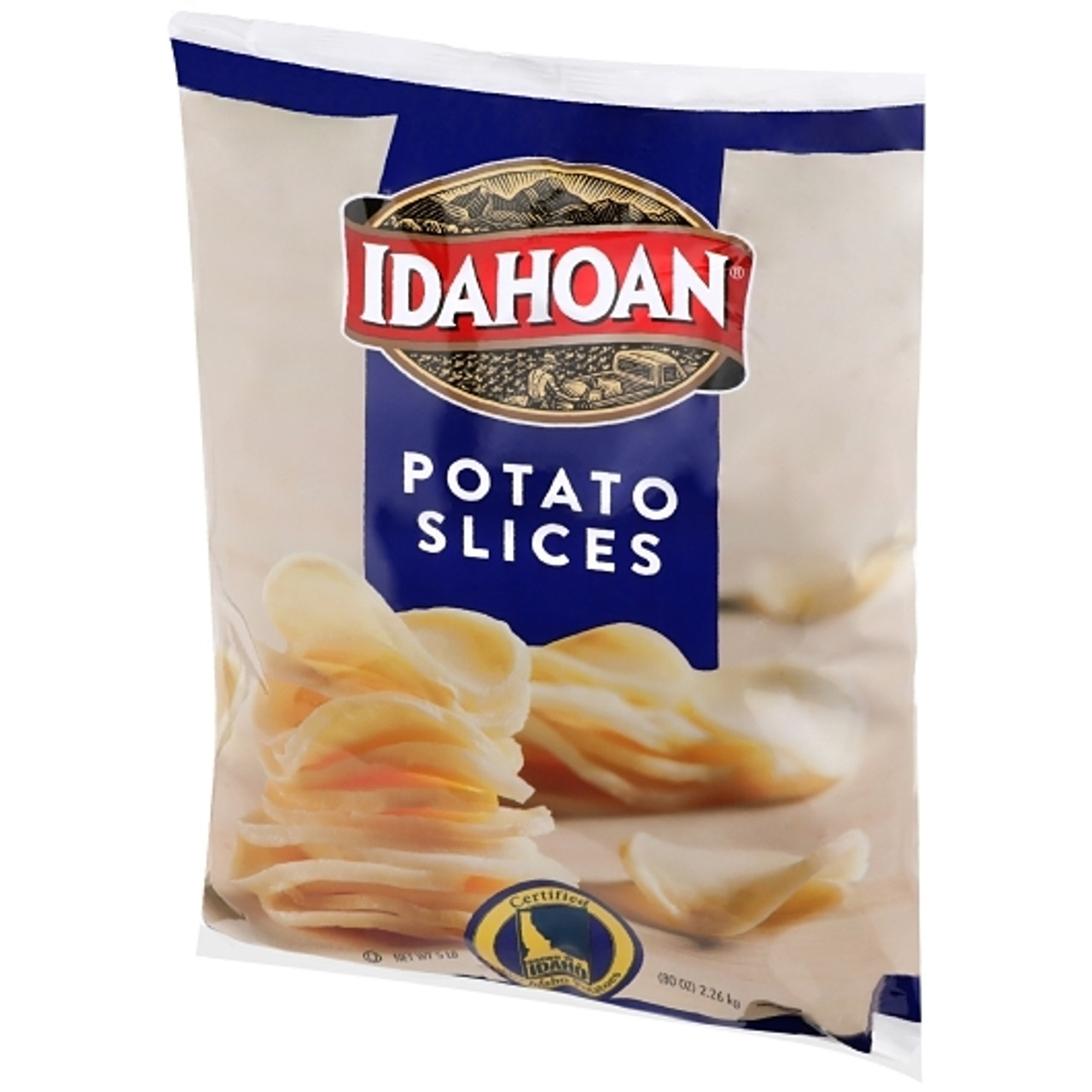 Idahoan Foods Unseasoned Potato Slices, 5 Pound, 4 Per Case