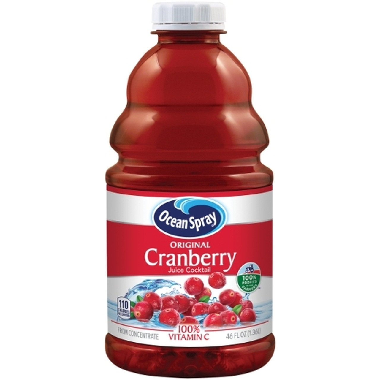Ocean Spray Original Cranberry Juice, 46 Fluid Ounces, 8 Per Case
