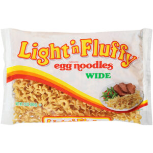 Light N Fluffy Wide Egg Noodles Pasta, 12 Ounces, 12 Per Case