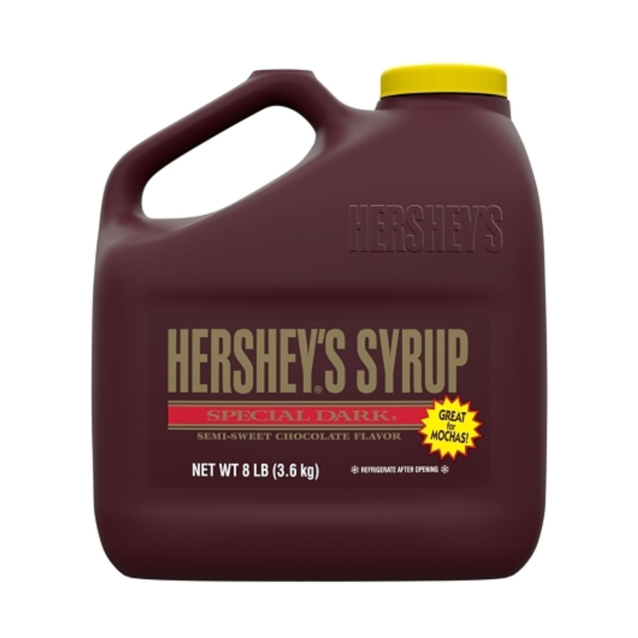 Hersheys Special Dark Syrup Jug, 8 Pound, 4 Per Case