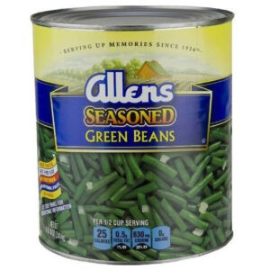 Allen Seasoned Green Beans, 106 Ounce, 6 Per Case