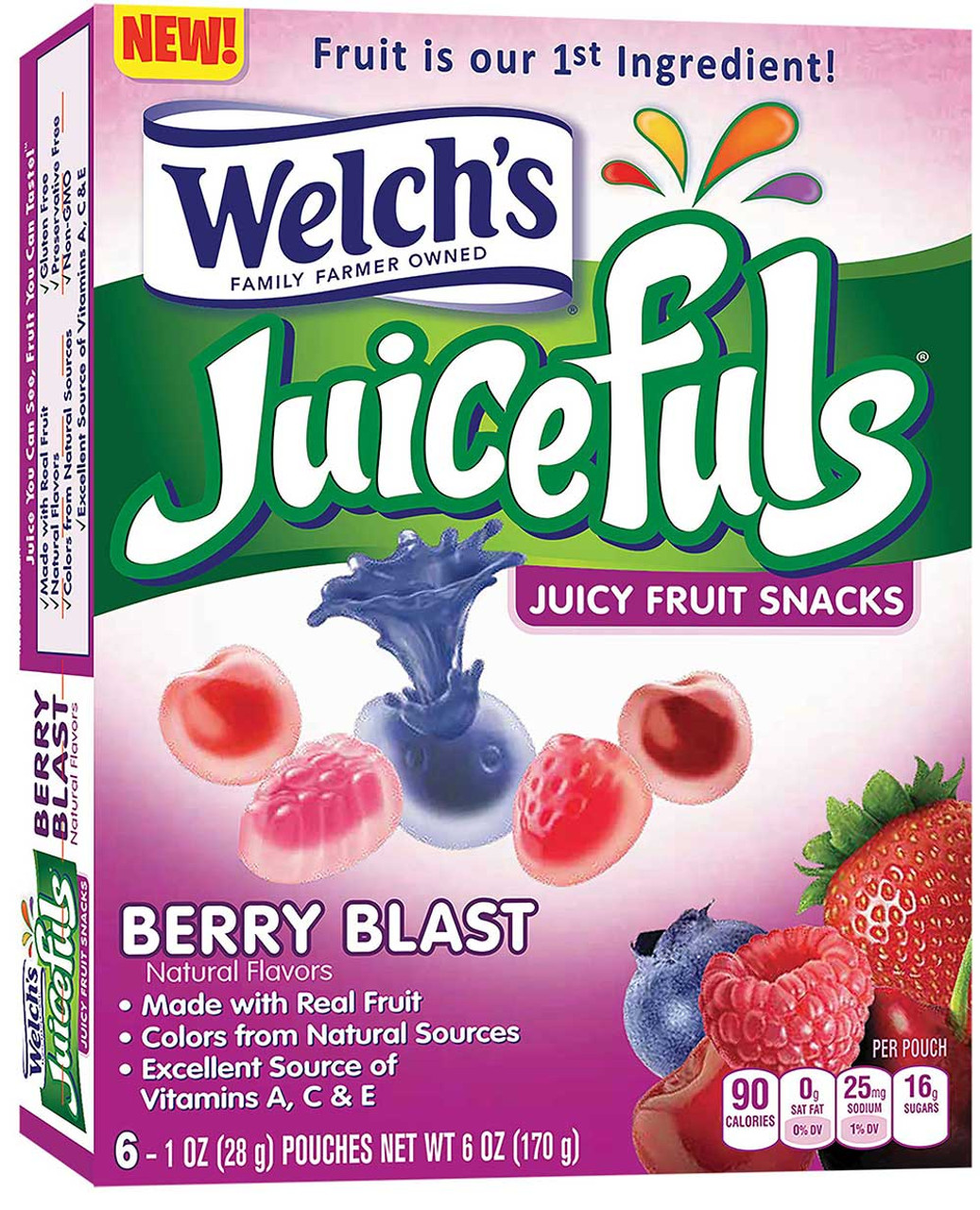 Juicefuls Berry Blast, 6 Ounce, 8 Per Case
