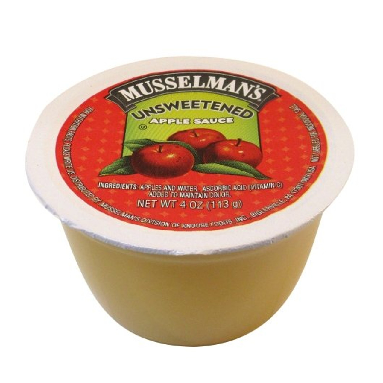 Musselman s Unsweetened Applesauce, 24 Ounce, 12 Per Case