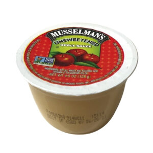 Musselmans Unsweetened Applesauce, 4.5 Ounce, 96 Per Case