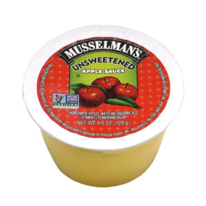 Musselman s Unsweetened Applesauce, 4.5 Ounces, 72 Per Case