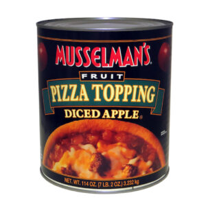 Musselman s Fruit Pizza Topping Diced Apple, 114 Ounces, 6 Per Case