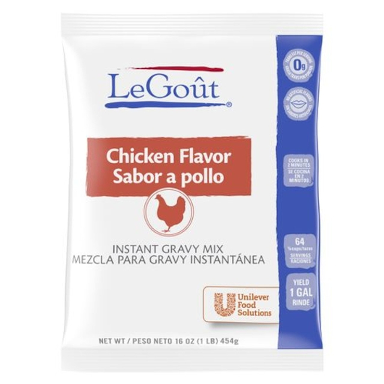 Legout Instant Chicken Gravy Mix, 1 Pounds, 8 Per Case