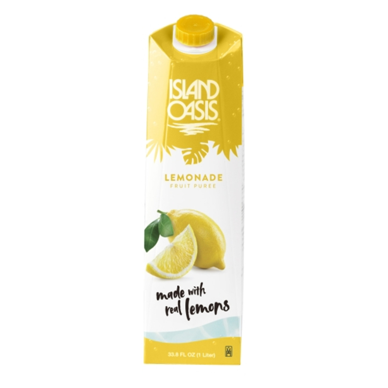 Island Oasis Lemonade Fruit Puree Mix, 1 Liter, 12 Per Case