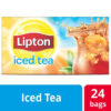 Lipton Black Iced Tea Bags Unsweetened, 3 Gallon, 24 Per Case
