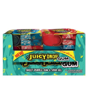 Juicy Drop Gum Gummy Candy, 2.5 Ounce, 16 Per Box, 12 Per Case