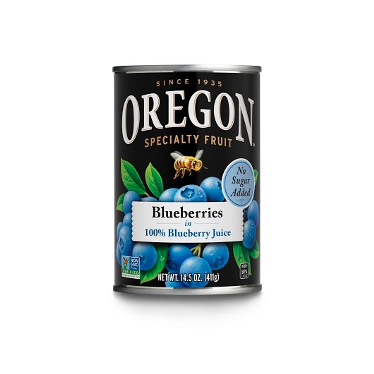 Oregon Fruit Product Blueberries In Juice, 14.5 Ounces, 8 Per Case