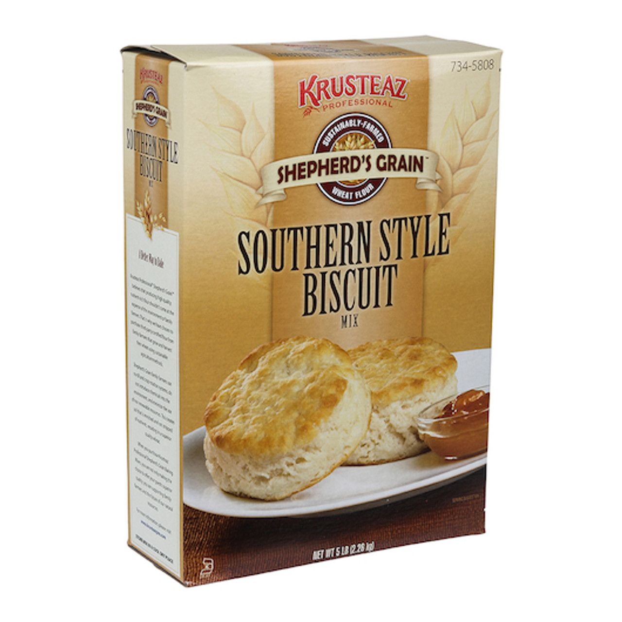 Krusteaz Shepherd s Grain Southern Style Biscuit Mix, 5 Pound, 6 Per Case