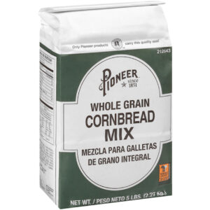 Pioneer Whole Grain Cornbread Mix, 5 Pound, 6 Per Case