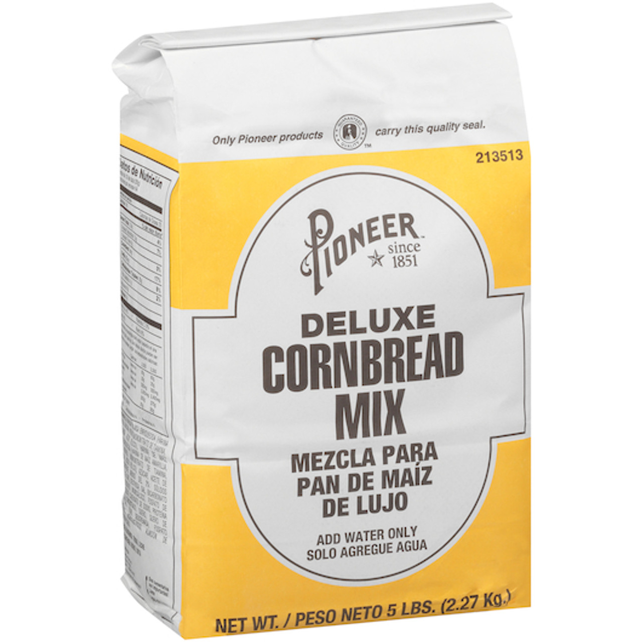Pioneer Trans Fat Free Cornbread Mix, 5 Pound, 6 Per Case
