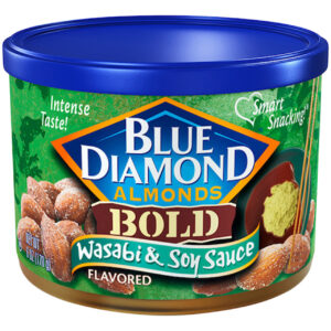 Blue Diamond Almonds Wasabi & Soy Sauce, 6 Ounce, 12 Per Case