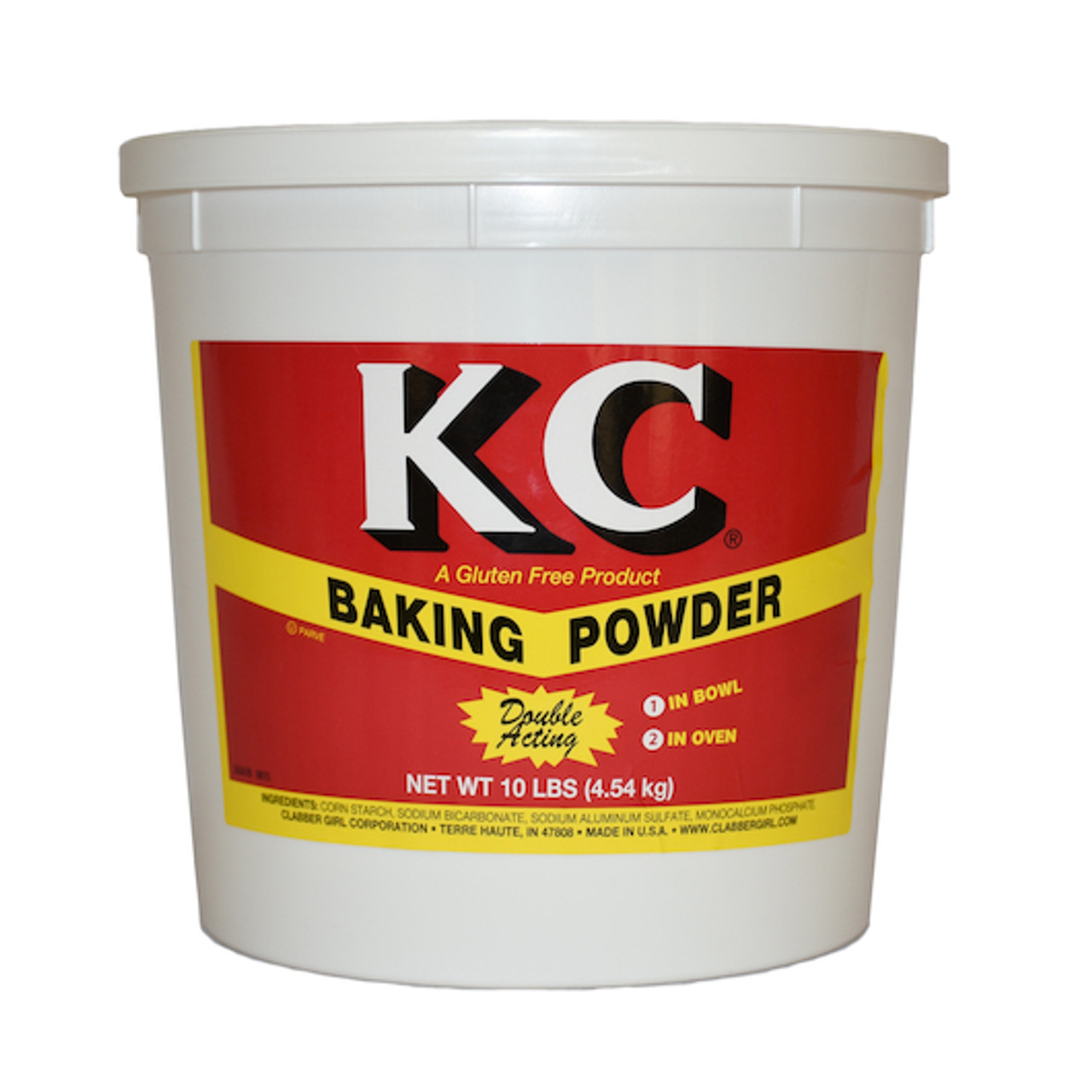 KC Baking Powder Gluten Free 10 Pounds, 4 Per Case