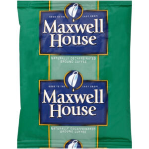 Maxwell House Decaffeinated Ground Coffee, 1.25 Ounce, 128 Per Case