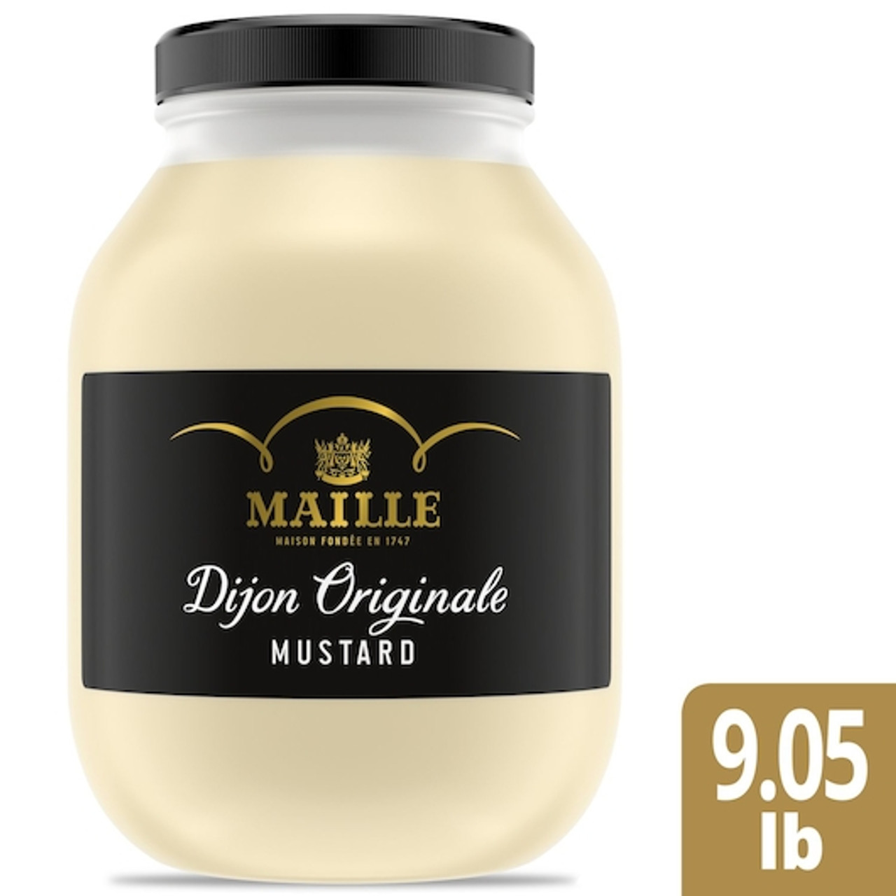 Maille Smooth Dijon Mustard Bulk, 1 Gallon, 4 Per Case