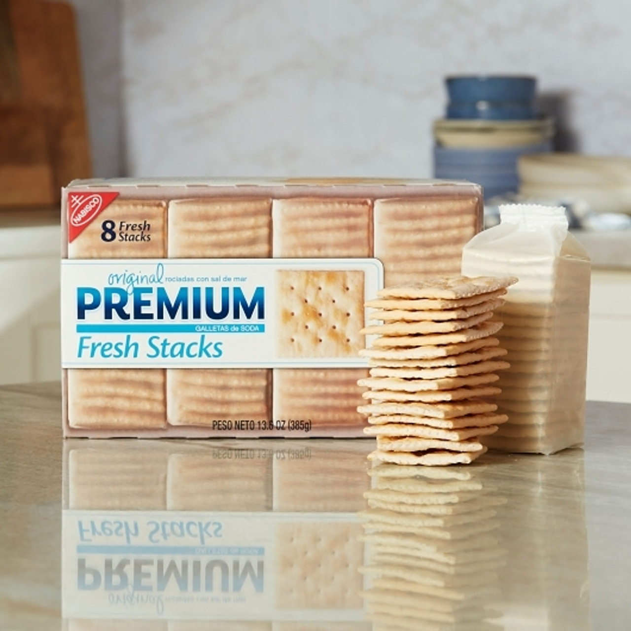 Premium Cracker Fresh Stack, 13.6 Ounce, 6 Per Case