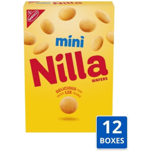 Nabisco Mini Nilla Wafer Cookies, 11 Ounce, 12 Per Case