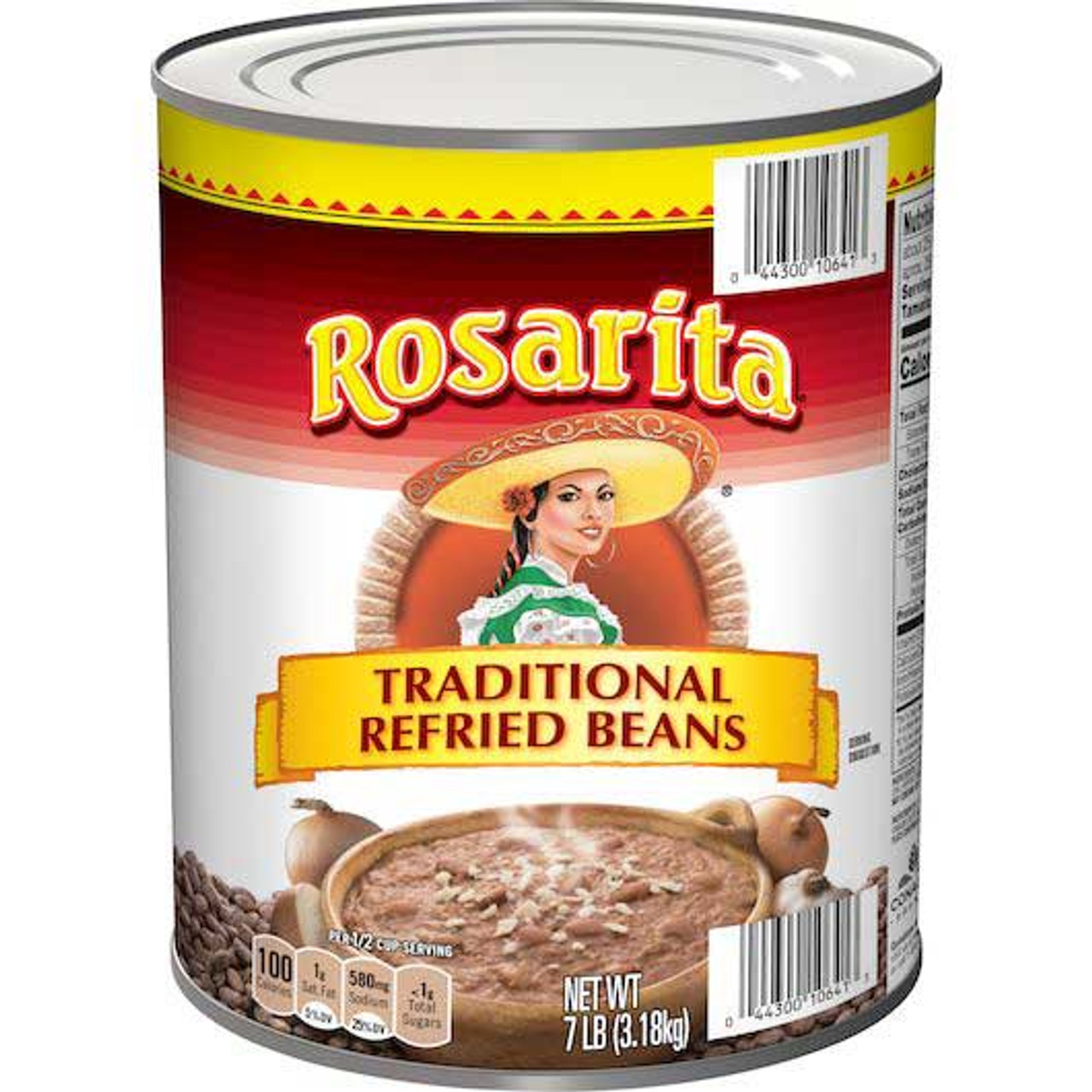 Rosarita Original Refried Beans, 112 Ounces, 6 Per Case