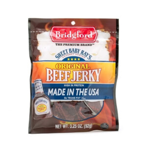 Bridgford Sweet Baby Ray s Original Beef Jerky, 3.25 Ounce, 8 Per Case