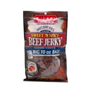 Bridgford Sweet Baby Rays Sweet N Spicy Jerky, 10 Ounce, 12 Per Case