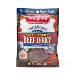 Bridgford Sweet N  Spicy Beef Jerky, 1.25 Ounce, 8 Per Box, 6 Per Case