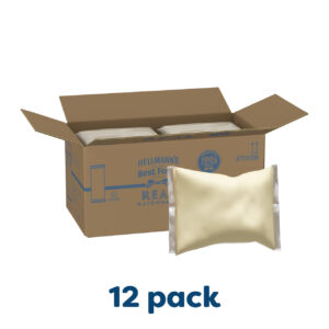 Hellmanns Real Mayonnaise, 24 Fluid Ounce, 12 Per Case