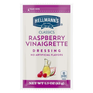 Hellmann s Raspberry Vinaigrette Dressing Single Serve, 1.5 Ounce, 102 Per Case