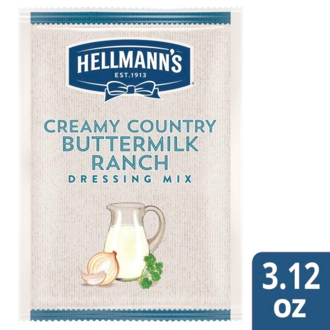Hellmann s Country Buttermilk Dry Dressing Mix, 3.12 Ounce, 18 Per Case