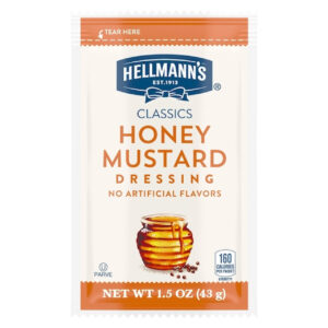 Hellmann s Classics Honey Mustard Salad Dressing Single Serve, 1.5 Ounce, 102 Per Case
