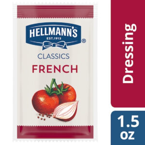 Hellmann s Classics French Salad Dressing Single Serve, 1.5 Ounce, 102 Per Case