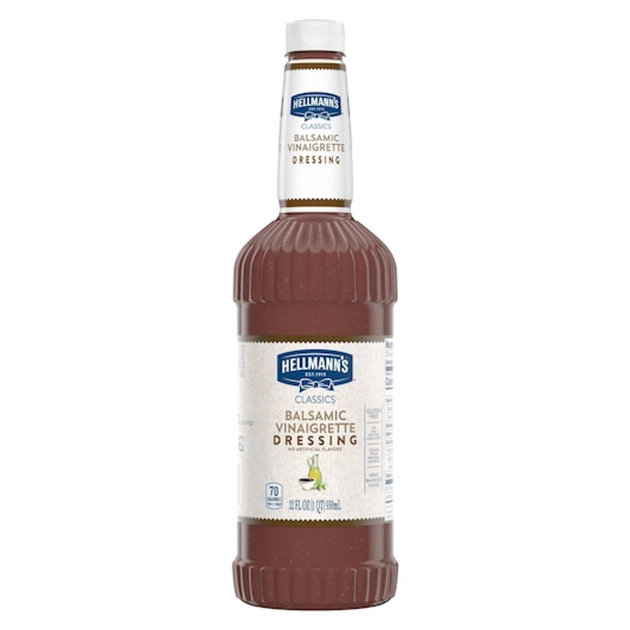 Hellmann s Classics Balsamic Vinaigrette Salad Bar Dressing Bottle, 32 Ounce, 6 Per Case