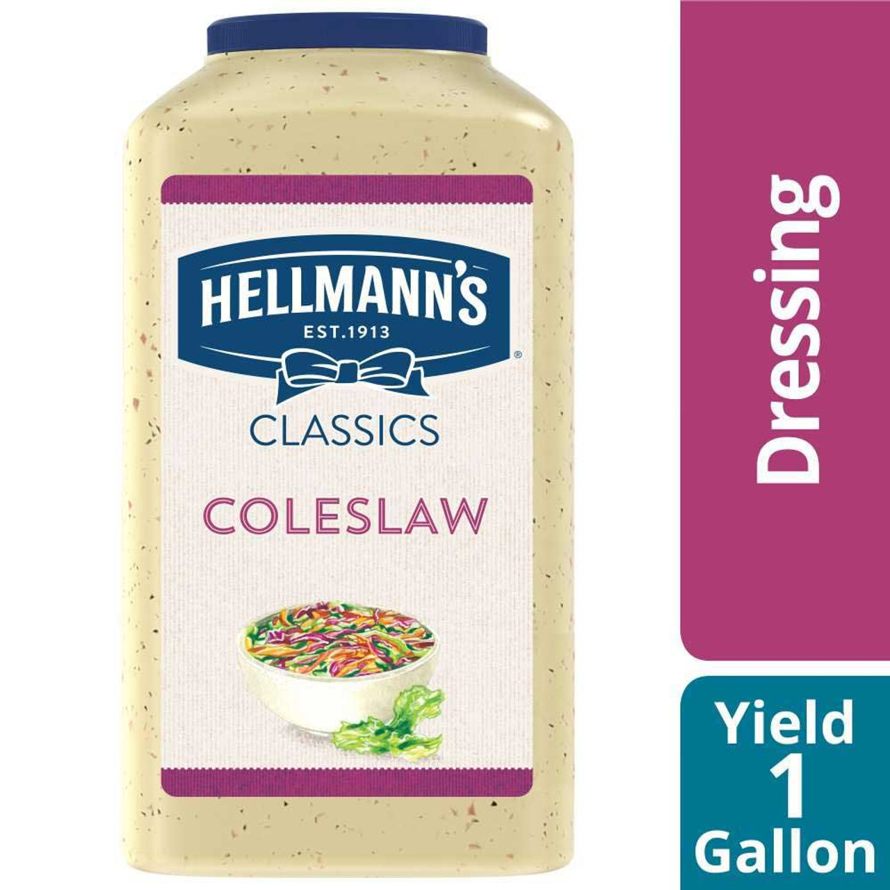 Hellmann s Creamy Coleslaw Dressing, 1 Gallon, 4 Per Case