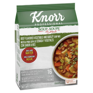 Knorr Soup Du Jour Beef Flavored Vegetable And Barley Mix, 13.9 Ounce, 4 Per Case