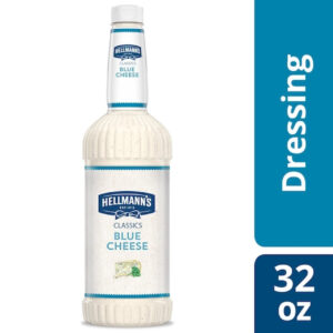 Hellmann s Classics Blue Cheese Salad Bar Dressing Bottle, 32 Ounce, 6 Per Case