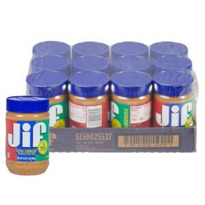 Jif Crunchy Peanut Butter, 16 Ounces, 12 Per Case