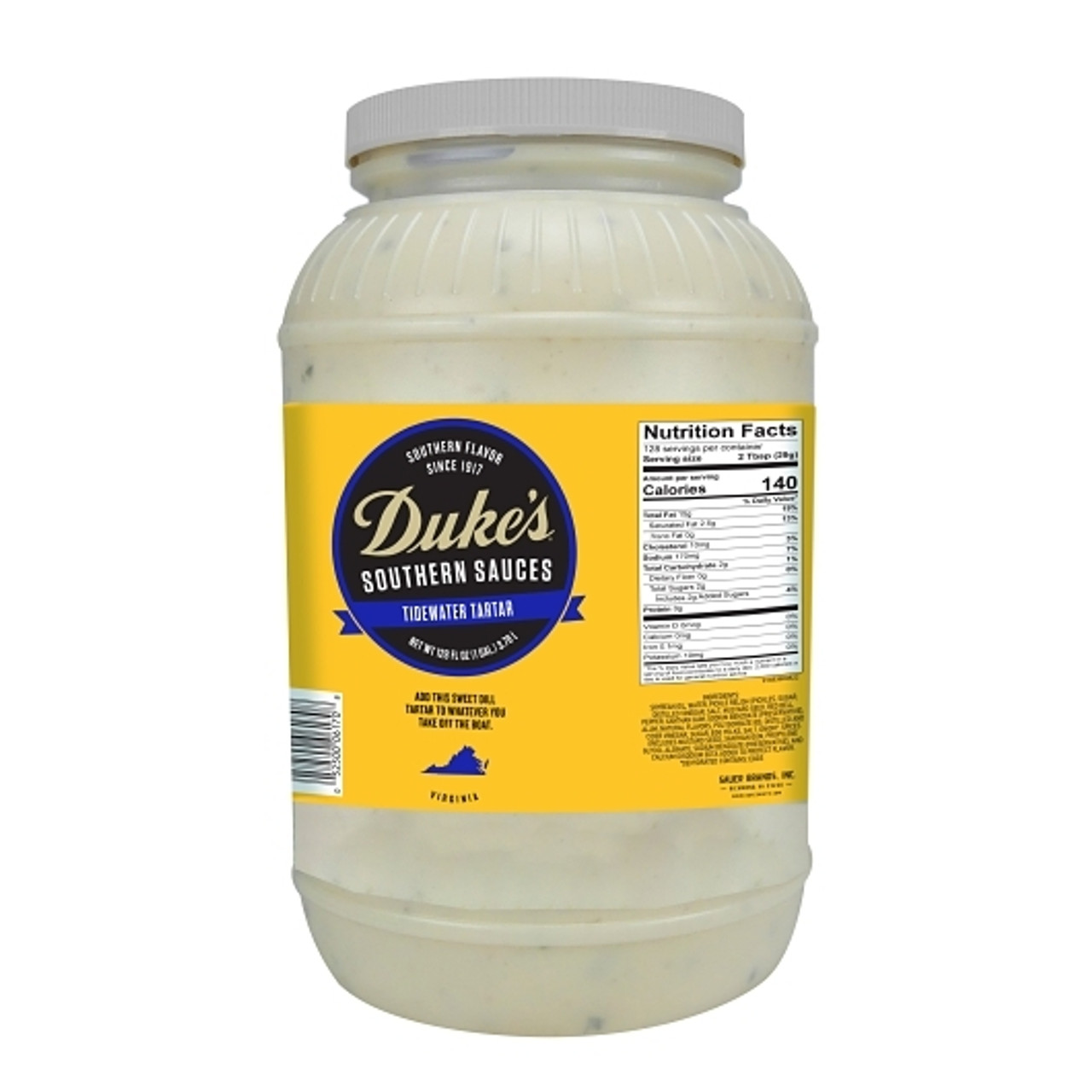 Duke s Tidewater Tartar Sauce, 1 Gallon, 4 Per Case