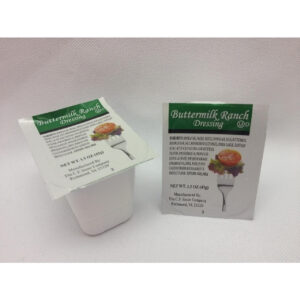 Sauer Buttermilk Ranch Dressing Single Serve, 1.5 Ounce, 100 Per Case