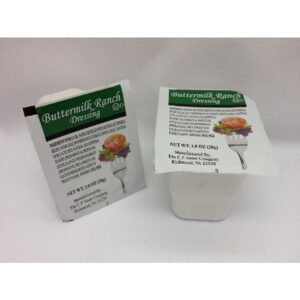 Sauer Buttermilk Ranch Dressing Single Serve, 1 Ounce, 100 Per Case