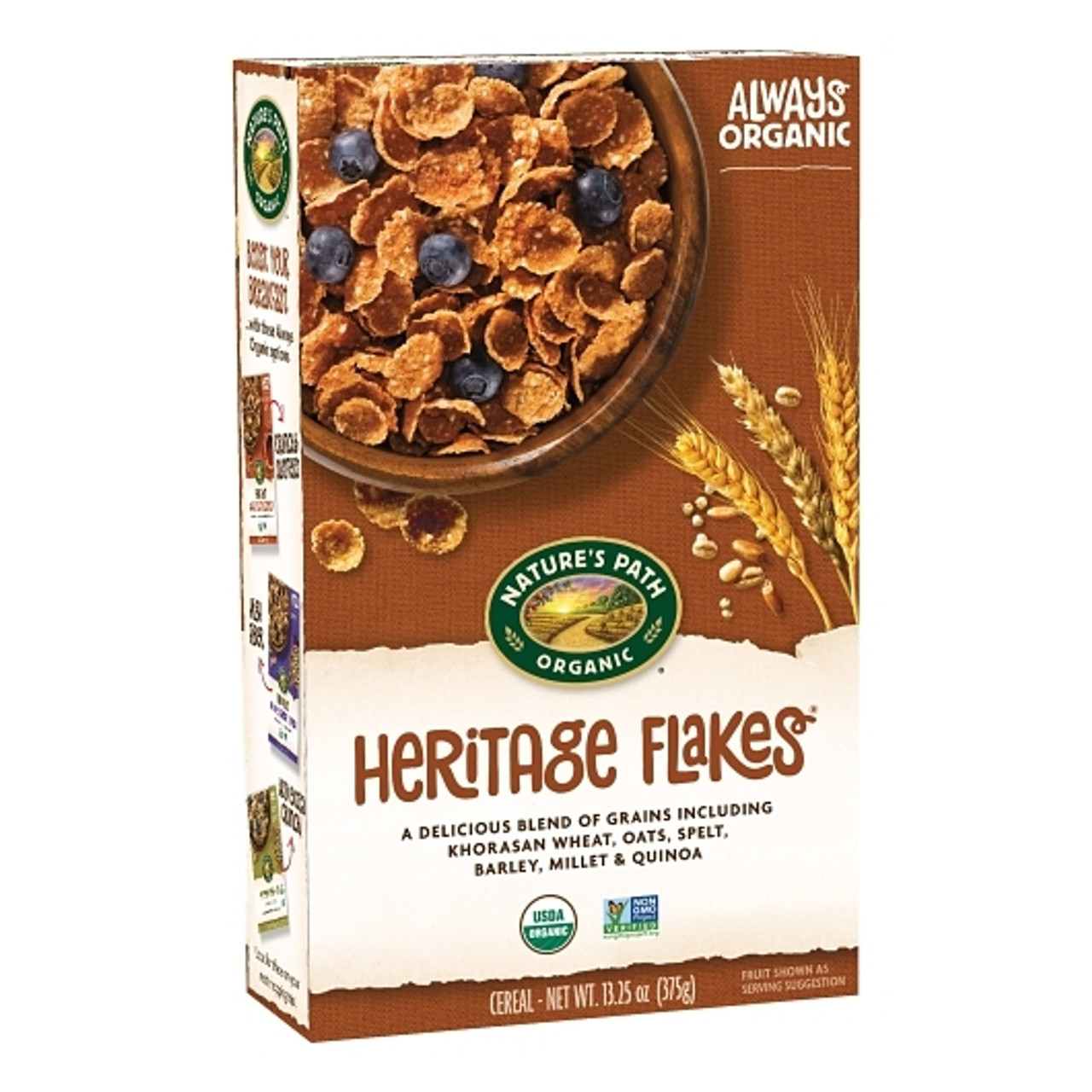 Natures Path Heritage Flakes Cereal, 13.25 Ounce, 12 Per Case