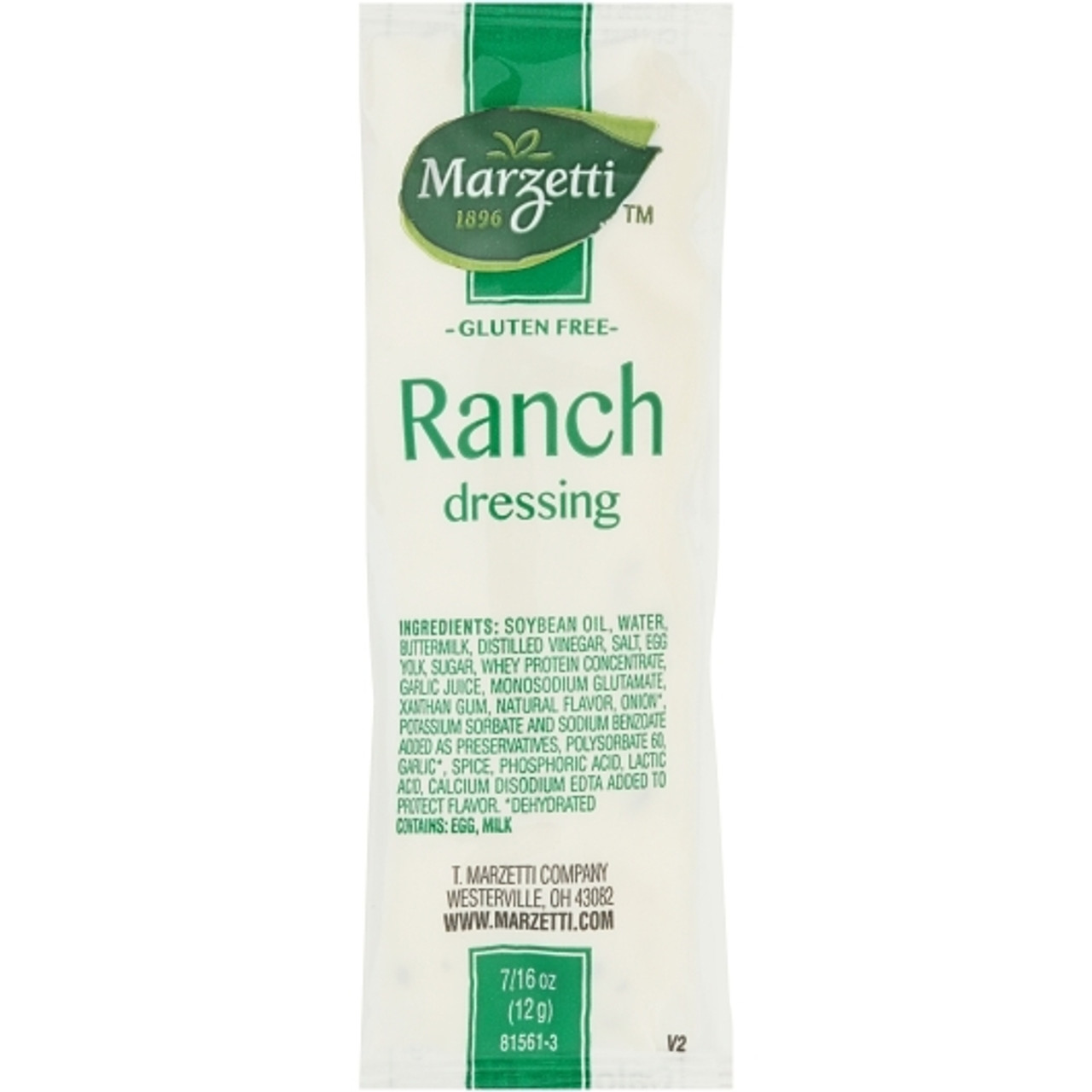 Marzetti Ranch Dressing Single Serve, 12 Gram, 204 Per Case