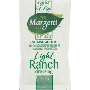 Marzetti Light Ranch Dressing Single Serve, 1.5 Ounce, 60 Per Case