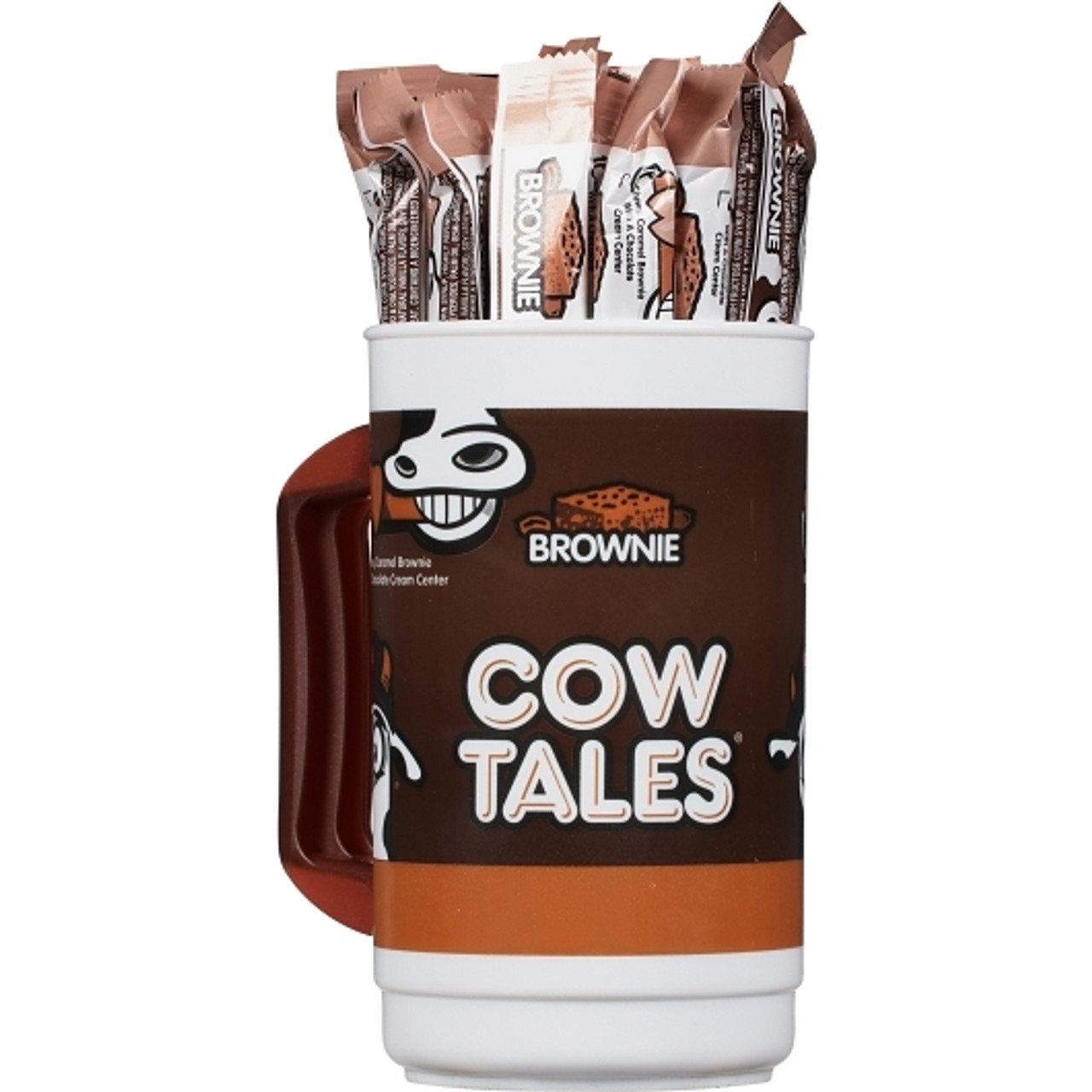 Goetze Candy Caramel Brownie Cow Tales Tumbler, 1 Ounces, 100 Per Case
